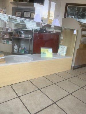 The front counter of real pie man