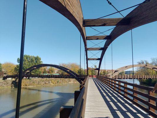 View from standing on the tridge