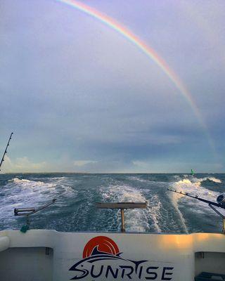 We caught all the fish at the end of that rainbow!