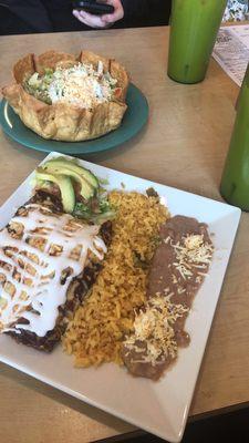 Enchiladas Suizas, Chicken Taco Salad