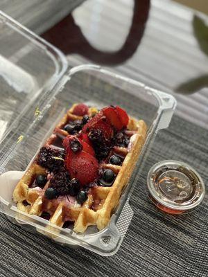 Mixed Berry Waffle