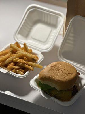 Southwest Burger and Reg Fries