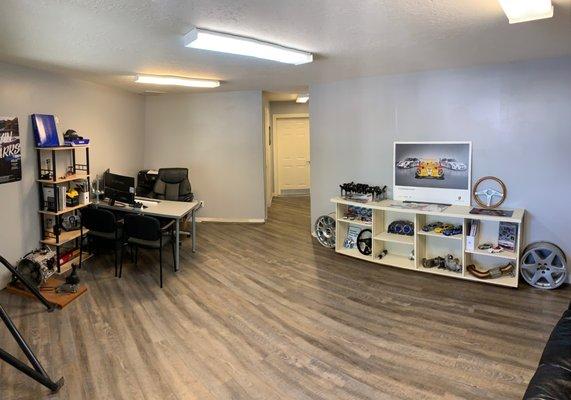 Newly remodeled showroom!