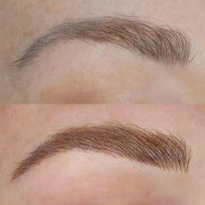 Fresh Microblading over old Microblading by Autumn