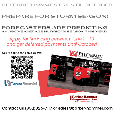 Apply for financing June 1-30 and get deferred payments until October 2024!