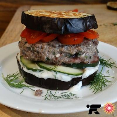 Gluten Free Greek Bison Burger