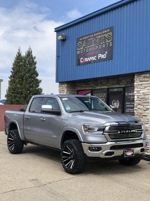 2021 Ram 1500 
 Lifted with 22X12 on 33s