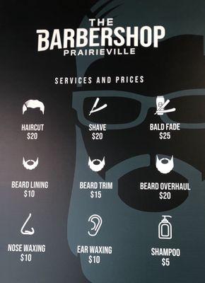 Services and prices