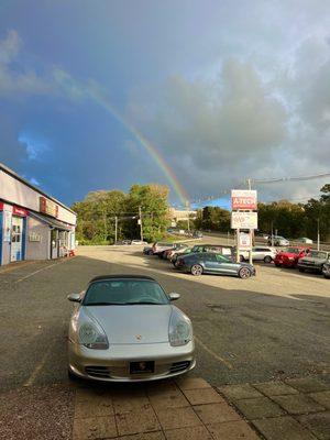 Rainbow over ATech today