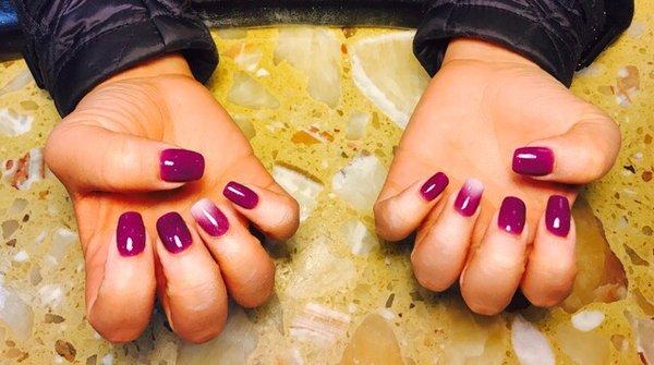 Dip ombré nails