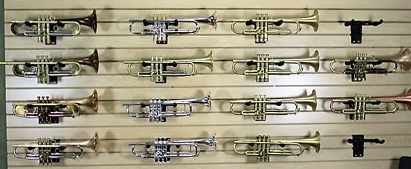 A selection of our trumpet stock.