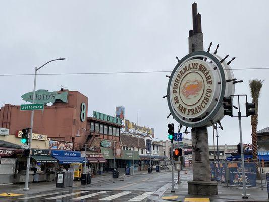 Fisherman's Wharf sign