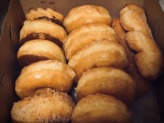 A dozen donuts from Sparks Jelly donut