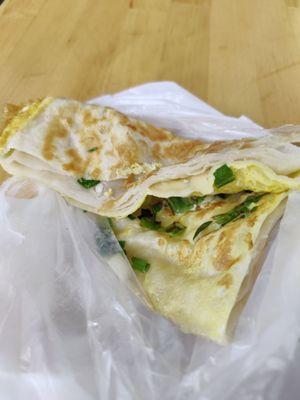 Egg and Scallion Pancake