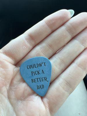 Guitar pick gift