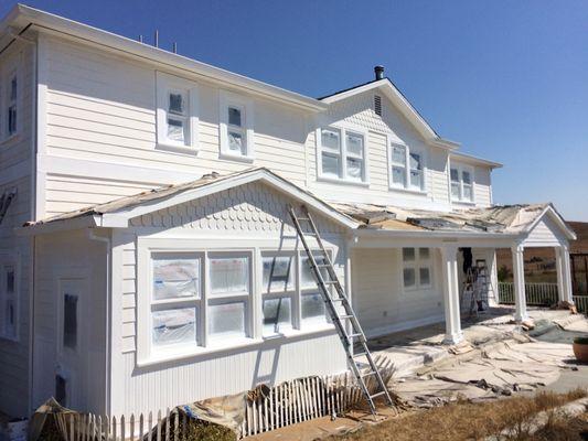 Queen Ann Victorian. 57 double hung windows. A work in progress.