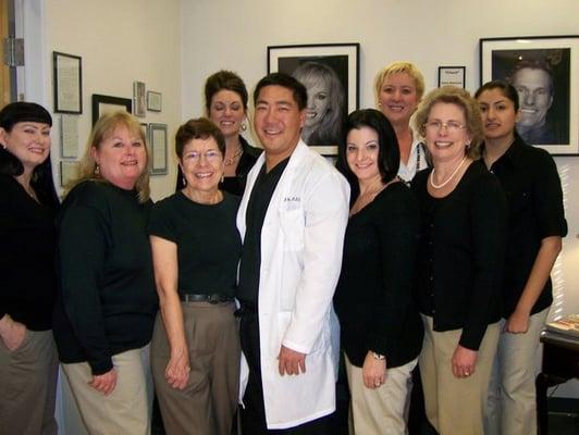 Dr. Takeuchi and staff