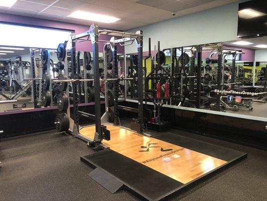 Bench and Squat Rack