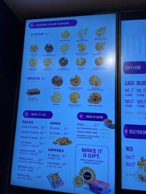 Cookie menu