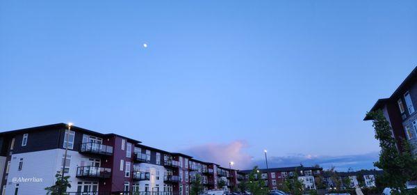 The sky was really pretty, it was perfect for sitting on the balconies