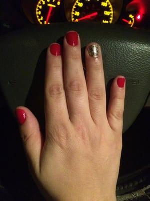 First time I let a manicurist pick out my colors and I love it!!