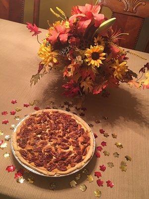 Organic Pecan Cheesecake Pie