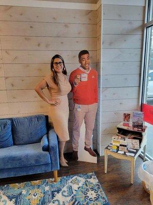 We love when Jake from State Farm drops into the office!