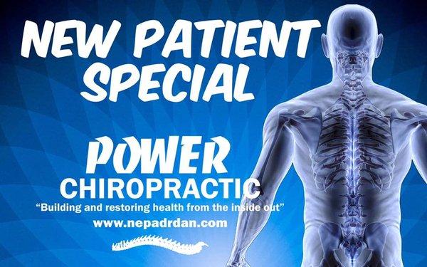 Call About our NEW Patient Special $50 for XRAY - Assesment - Adjustment.  Call Now to book your appointment 570-829-3580