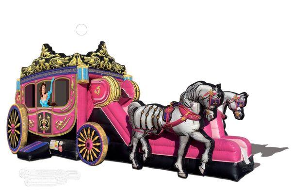 BRANDE NEW- Princess Carriage Combo w/ Horses- Perfect for your lil princess