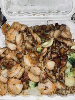 Chicken & Shrimp Hibachi + extra shrimp