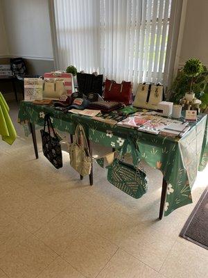 Craft and Vendor setup at our latest Earth Day Event!