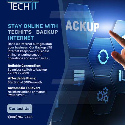 Ensure your La Jolla business stays connected with reliable backup internet solutions from Techit Services. Get a Free Consultation today!