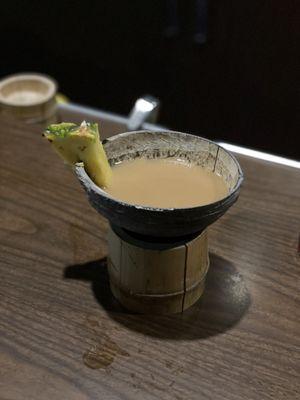 Traditional kava with pineapple