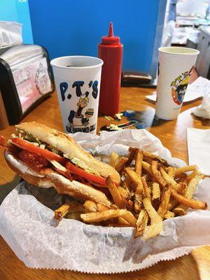 BLT with fries