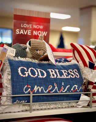 Patriotic pillows