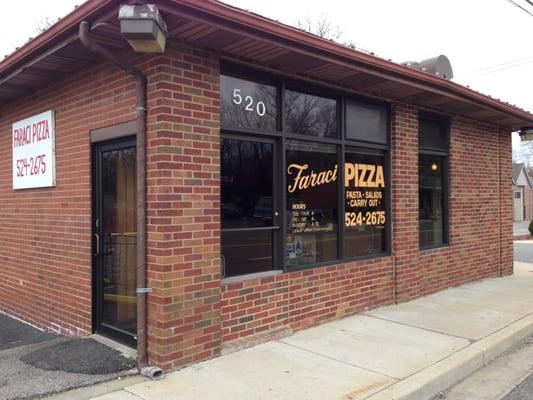 Faraci's of Ferguson.  Best Pizza in Town !