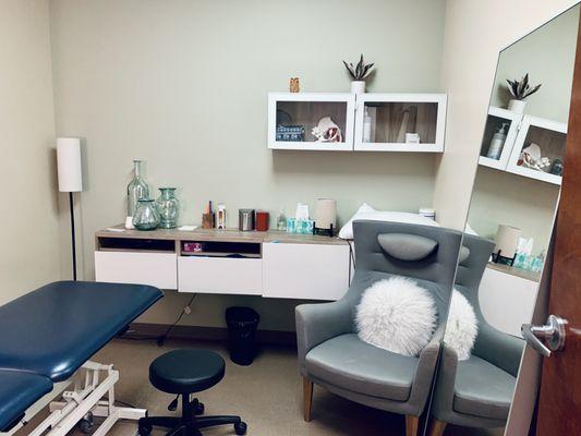 Private room for pelvic health clients