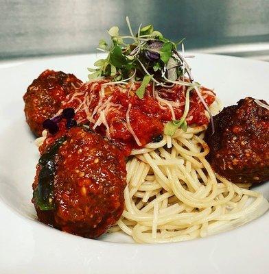 Homemade Spaghetti and Meatballs