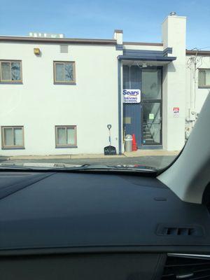 Entrance to the driving school