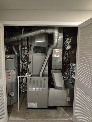 Carrier Infinity system replacement - Extreme efficiency and peace of mind! Awesome work done by our technicians Bill T. & Doug J