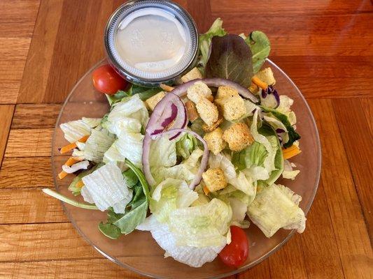 Side Salad is included with many meals.