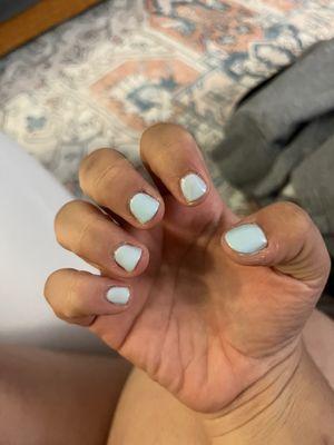 Uneven nails