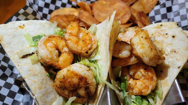 shrimp tacos