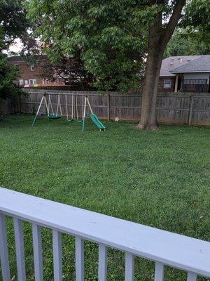 Outdoor play area (backyard)