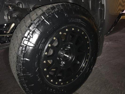 20 inch method off-road rims with nitto grapplers