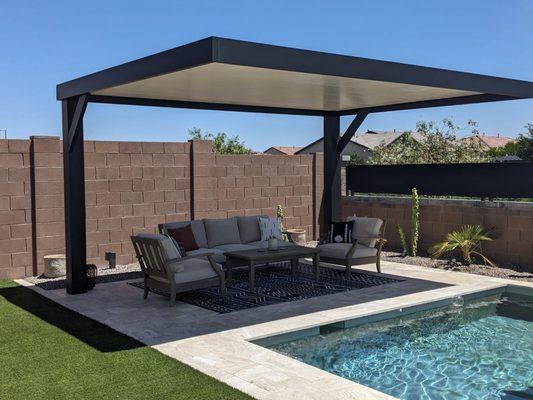 4K Cantilever gazebo