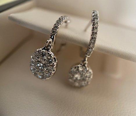 18k Diamond Earrings