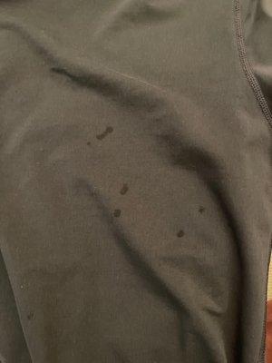 Stains on short sleeve