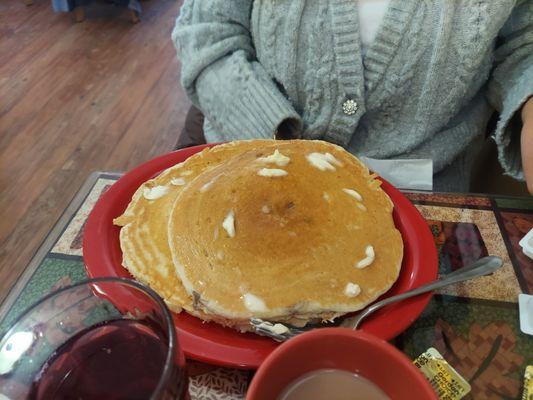 Blueberry pancakes