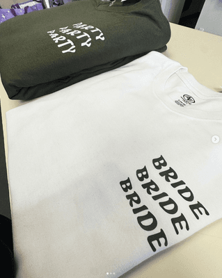 Screen printed shirts